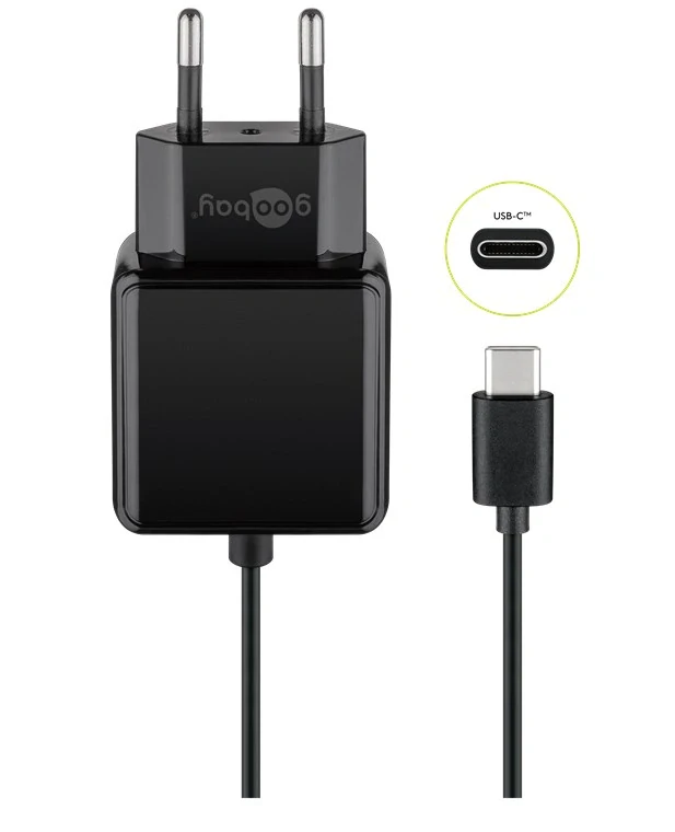 USB-C napájecí zdroj 5V, 3A (15 W) univerzální nabíječka pro zařízení s připojením USB, 1,5m