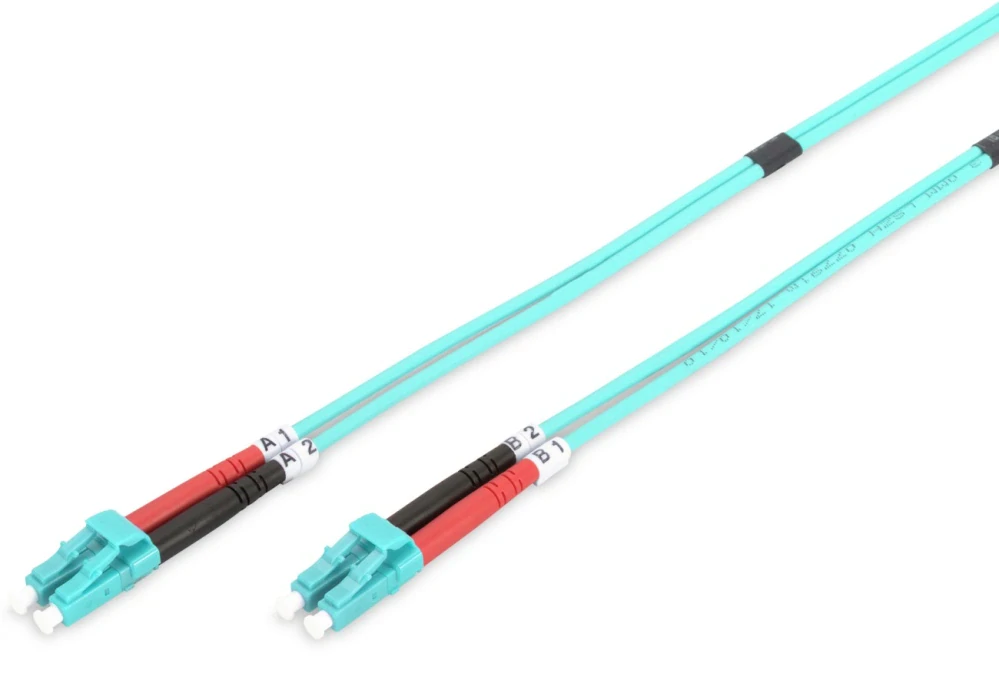 DIGITUS Fiber Optic Patch Cord, LC/LC Multimode 50/125 µ, OM3, Duplex, 7m