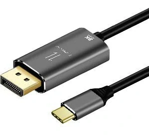 PremiumCord kabel USB-C na DisplayPort DP1.4 Bi-Directional 8K@60Hz a 4k@120Hz 2m