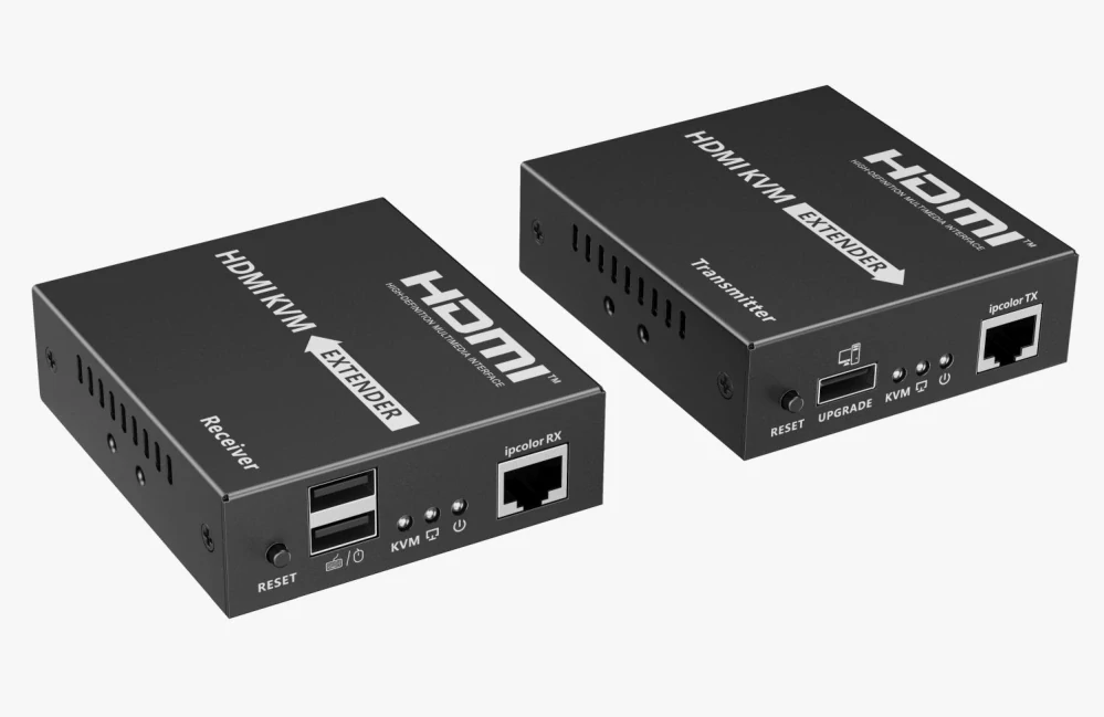 PremiumCord HDMI KVM extender s USB na 120m přes Cat5/6, bez zpoždění