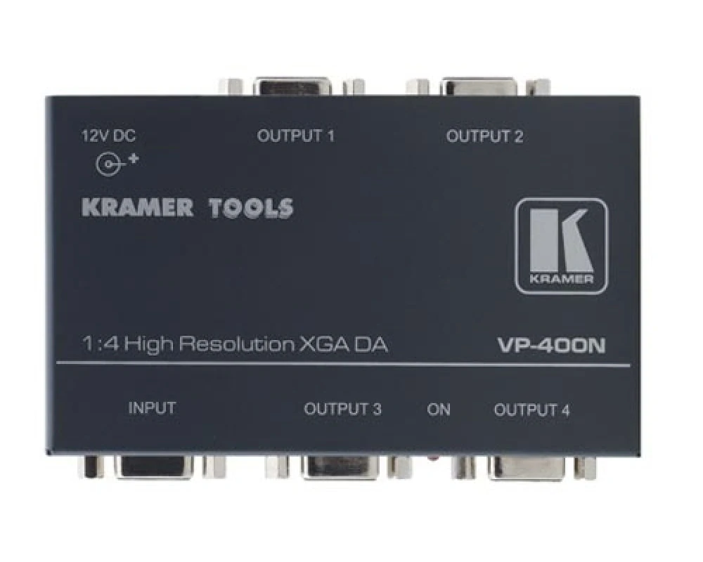 Pronájem - Aktivní rozbočovač + zesilovač VGA signálu, Kramer VP 400N