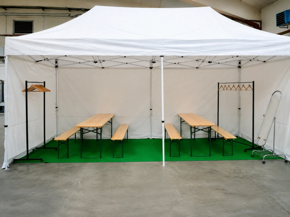 Pronájem - Backstage stan 6x3m
