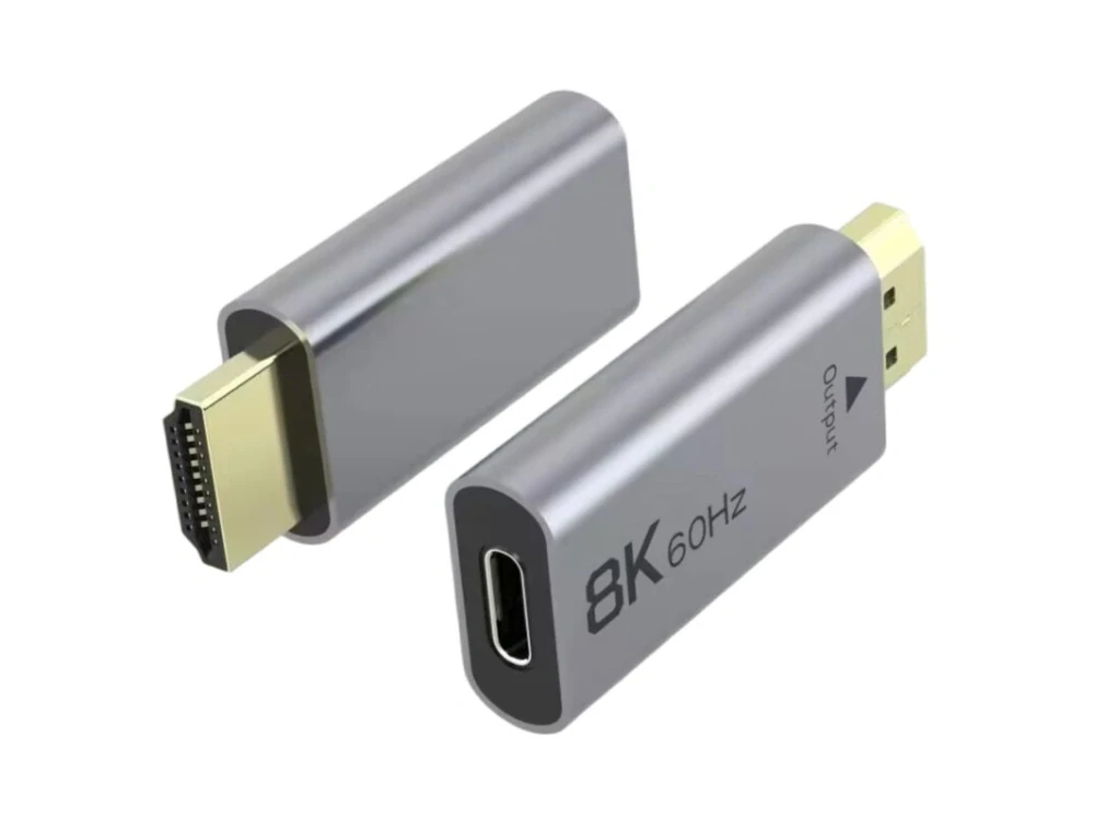 PremiumCord Adaptér USB-C na HDMI rozlišení obrazu 8K@60Hz,4K@144Hz Aluminium