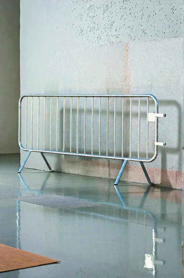 Pronájem - Mobilní ocelová zábrana, 2,5m x 1m