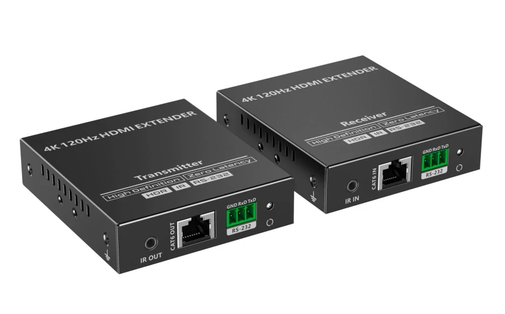 PremiumCord 4K@120Hz HDMI2.0 extender na 60m přes jeden kabel Cat6/6a/7