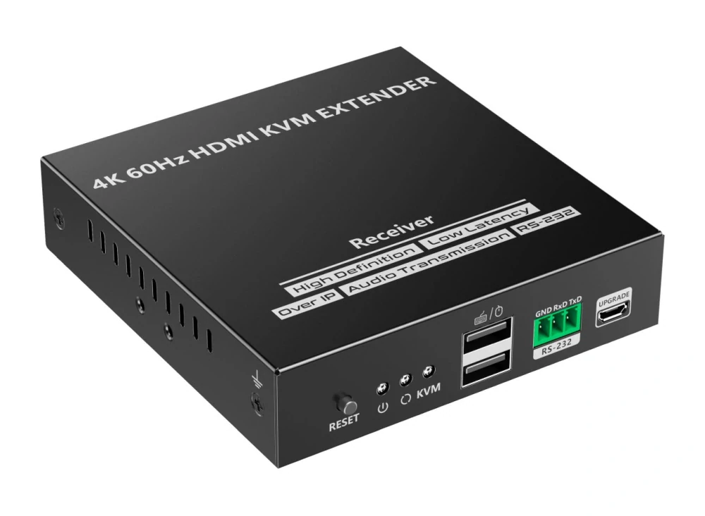 PremiumCord 4K@60Hz HDMI KVM extender na 120m přes LAN, over IP