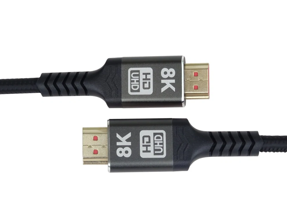PremiumCord ULTRA HDMI 2.1 High Speed + Ethernet kabel 8K@60Hz,zlacené 1m