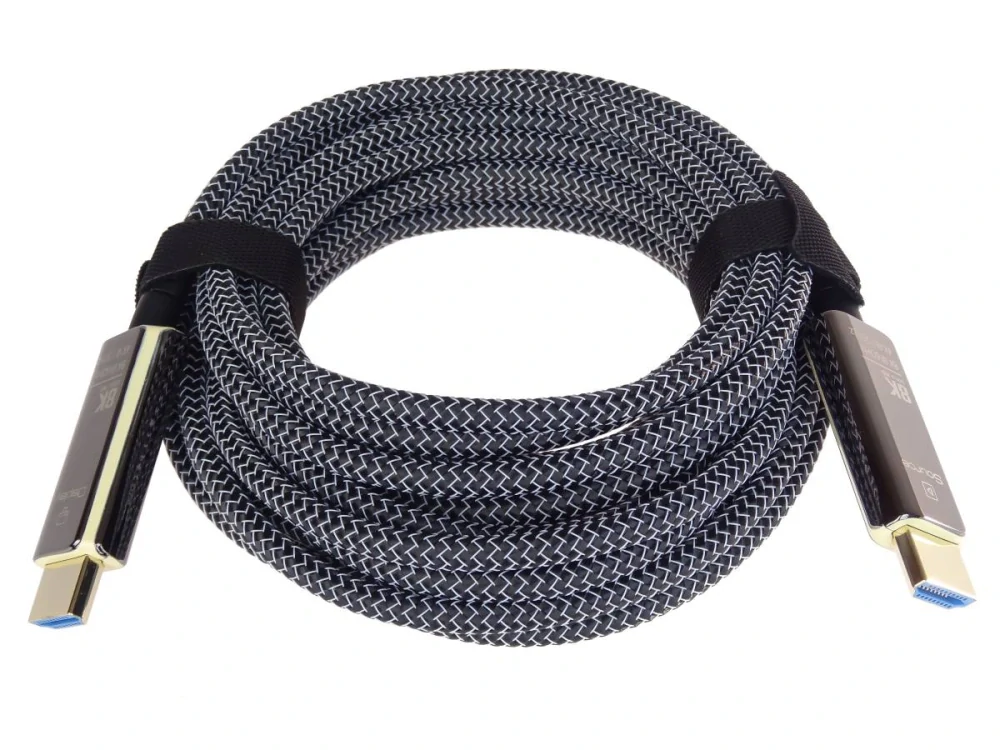 PremiumCord Ultra High Speed HDMI 2.1 optický fiber kabel 8K@60Hz,zlacené 7m