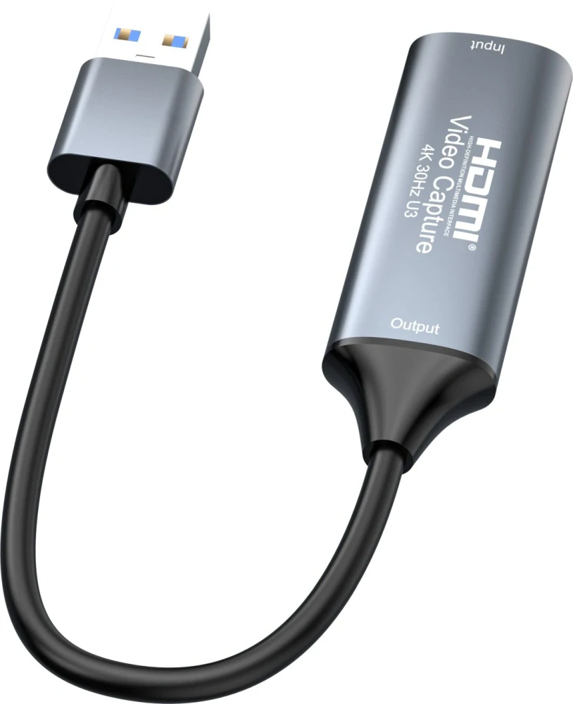 PremiumCord HDMI capture/grabber pro záznam Video/Audio signálu do počítače s konektorem USB3.0 typ A