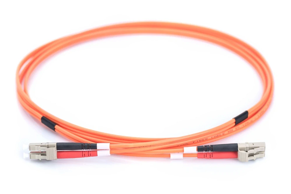 DIGITUS Fiber Optic Patch Cord, LC/LC Multimode 50/125 µ, Duplex Length 15m