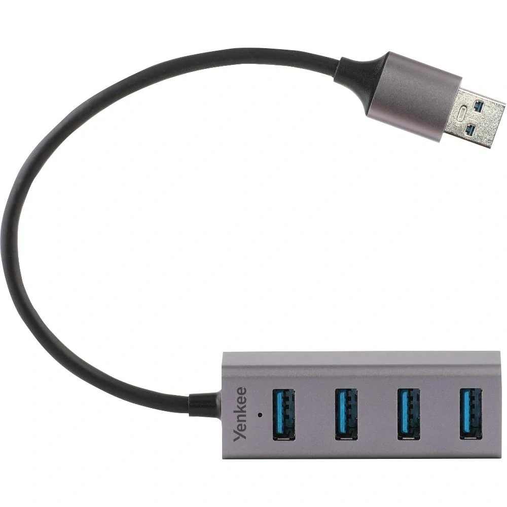YENKEE YHB 4300 Kovový Hub 4xUSB 3.0