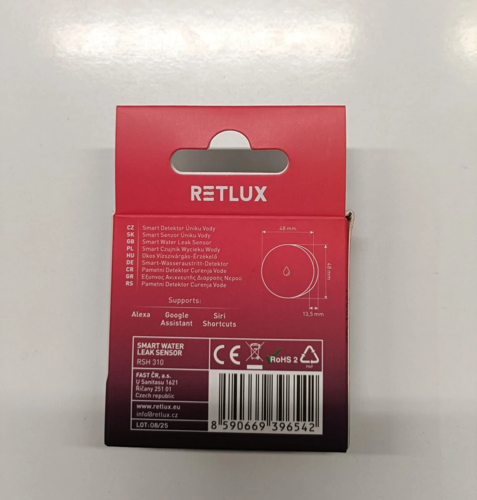 RETLUX RSH 310 Smart detektor úniku vody