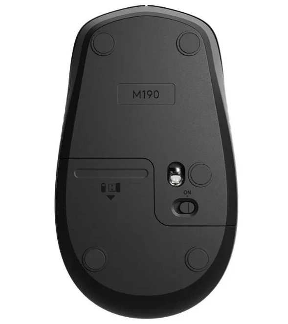 Logitech Bezdrátová myš M190 USB -  černá