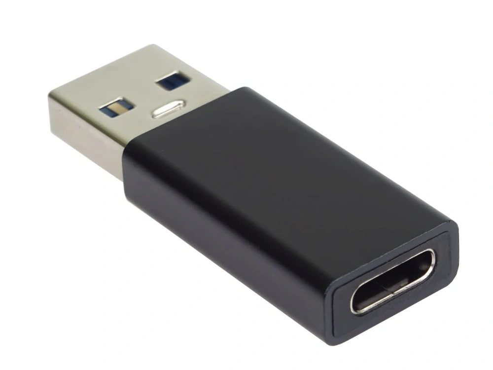 PremiumCord Adaptér USB 3.0 A/male - USB-C/female, černá