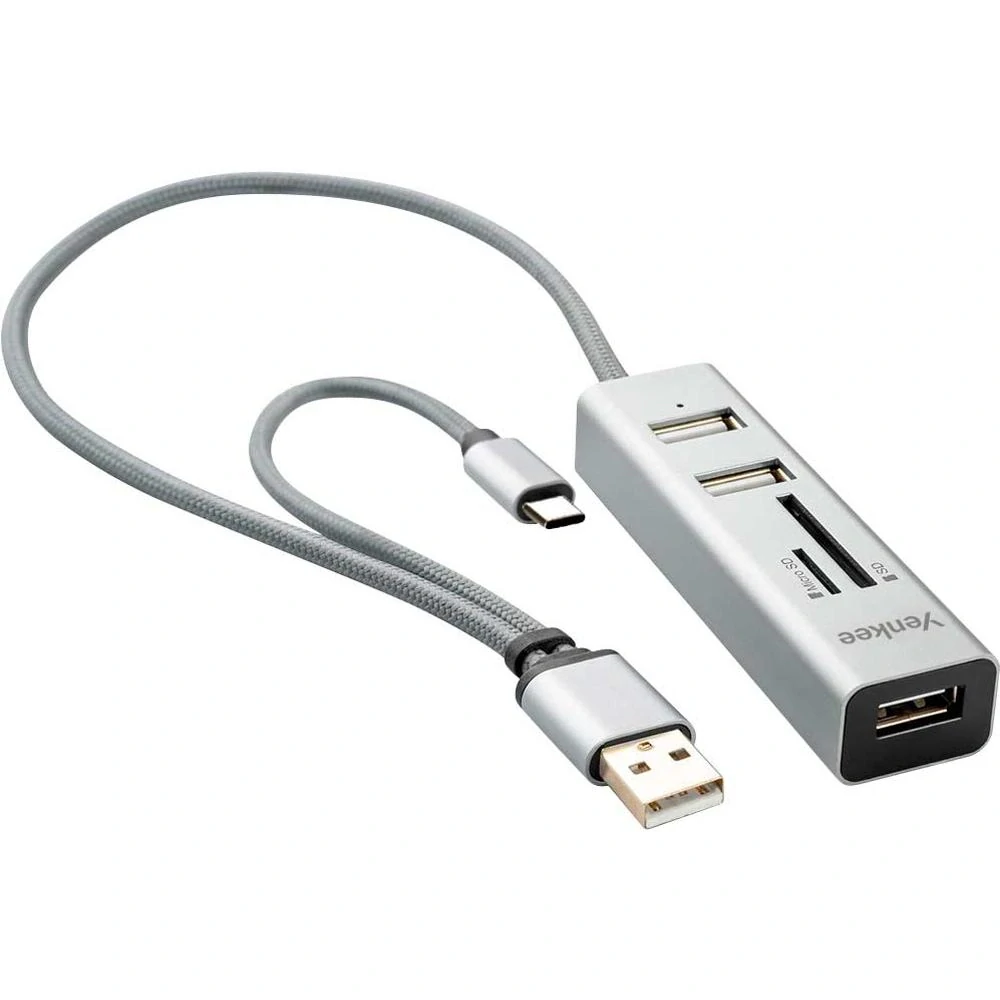 YHC 103SR USB C OTG HUB+čtečka YENKEE