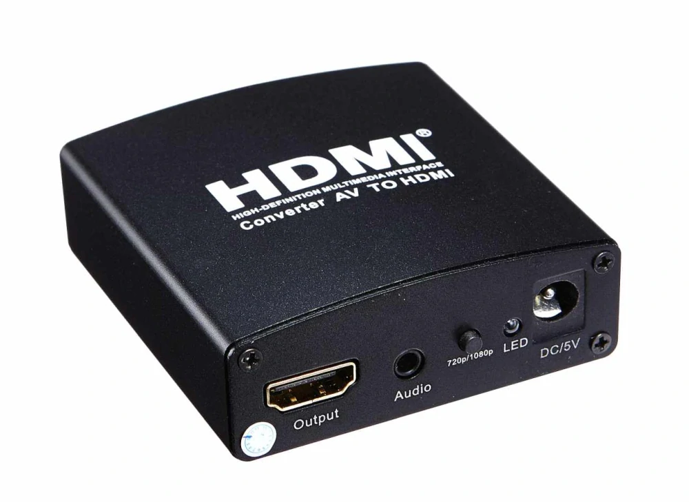 PremiumCord převodník AV kompozitního signálu a stereo zvuku na HDMI 1080P