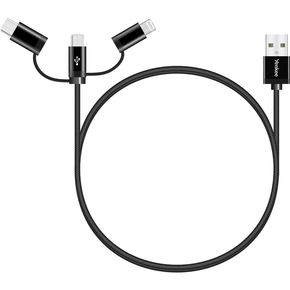 YCU 400 BK kabel USB / 3v1 / 1m YENKEE
