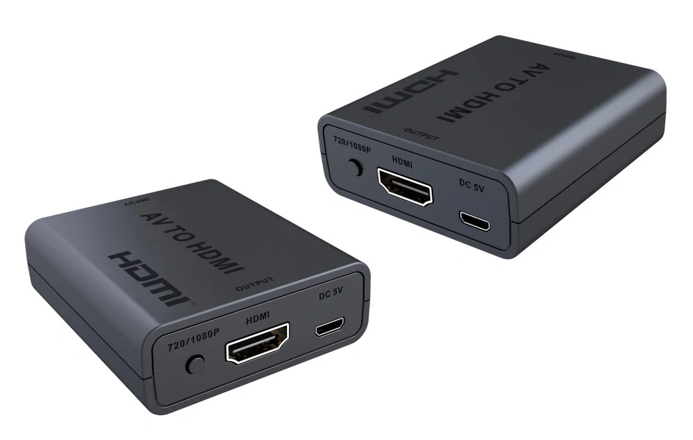 PremiumCord převodník AV kompozitního signálu a stereo zvuku na HDMI 1080P
