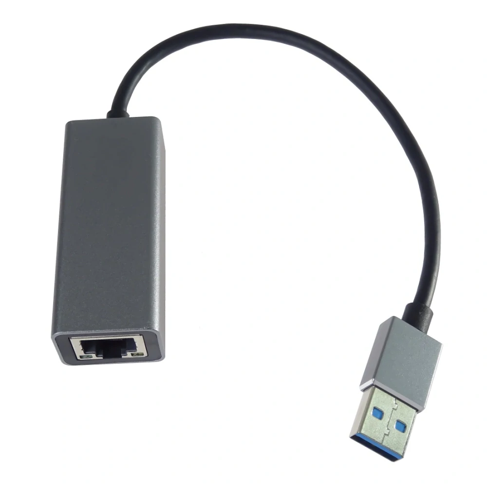 PremiumCord adaptér USB3.0 -> LAN RJ45 ETHERNET 10/100/1000 MBIT Aluminium