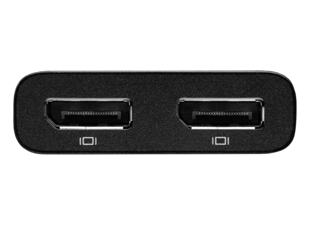 PremiumCord MST adaptér USB-C -  2x DisplayPort, rozšíření+zrcadlení+2 obrazy, 8k@60Hz, 4K@60Hz a 1080p