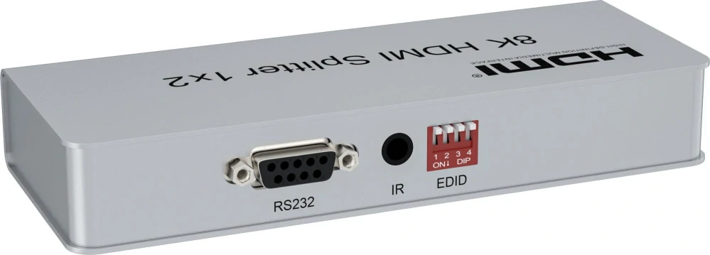 PremiumCord HDMI 2.1 splitter 1-2 porty, 8K@60Hz, 4K@120Hz, 1080p, HDR, downscaler
