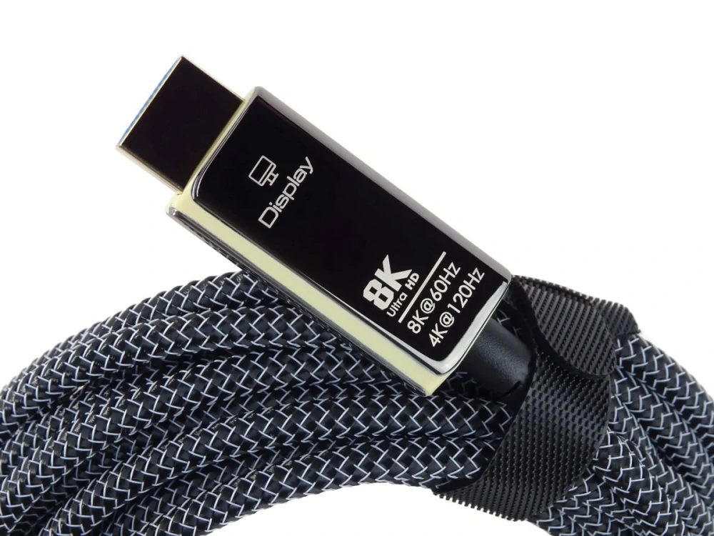 PremiumCord Ultra High Speed HDMI 2.1 optický fiber kabel 8K@60Hz,zlacené 50m