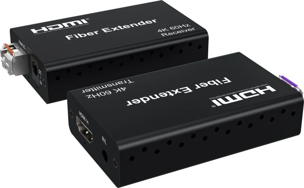 PremiumCord Optický HDMI extender 4K@60Hz 4:4:4 HDR až na 20km