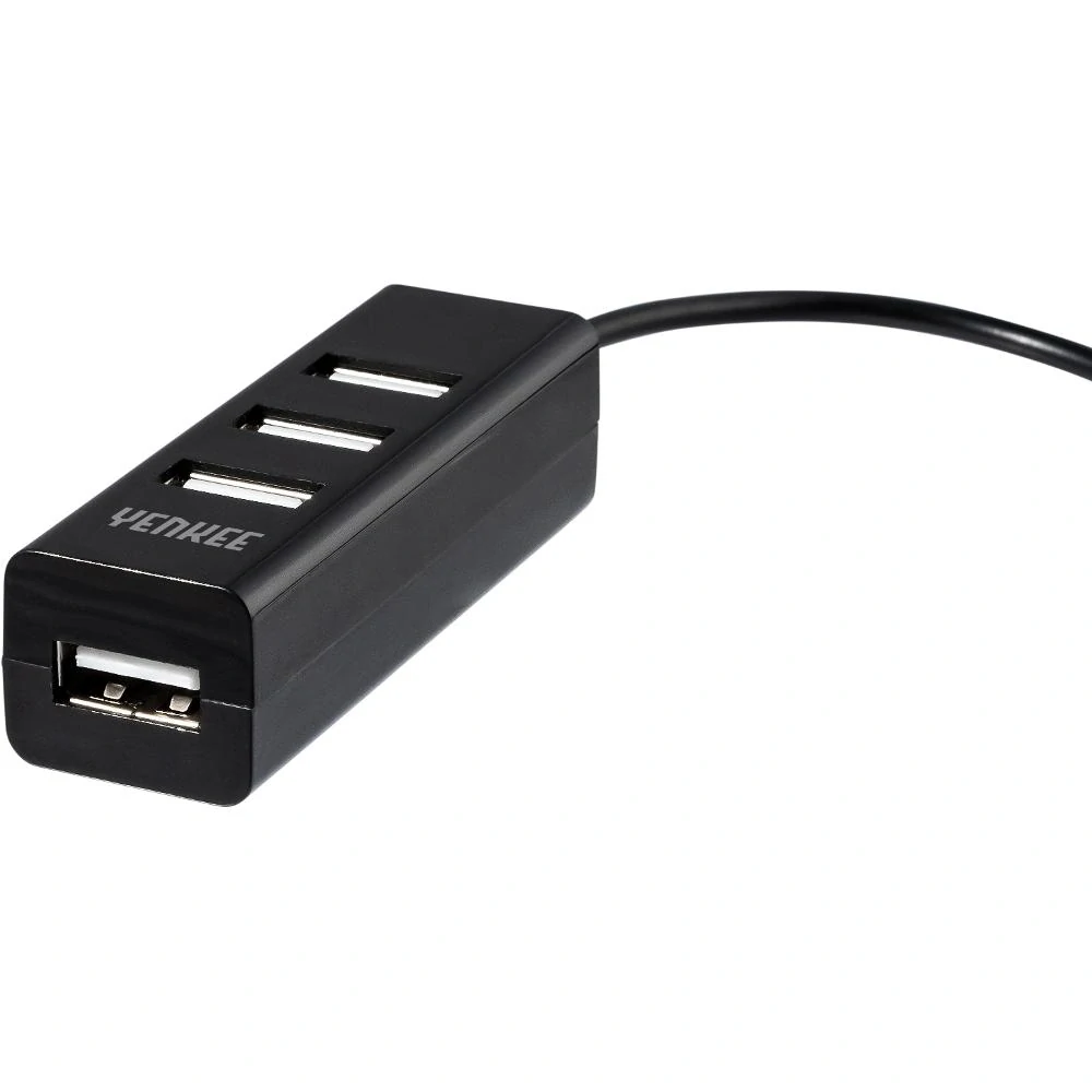 YHB 4001BK Hub 4 x USB 2.0 černý YENKEE
