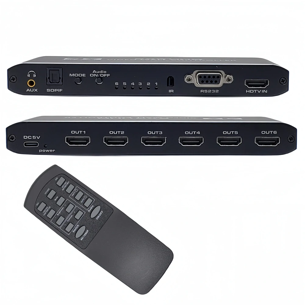 HDMI Video Wall Controller 2×3 / 6 Screen 4K