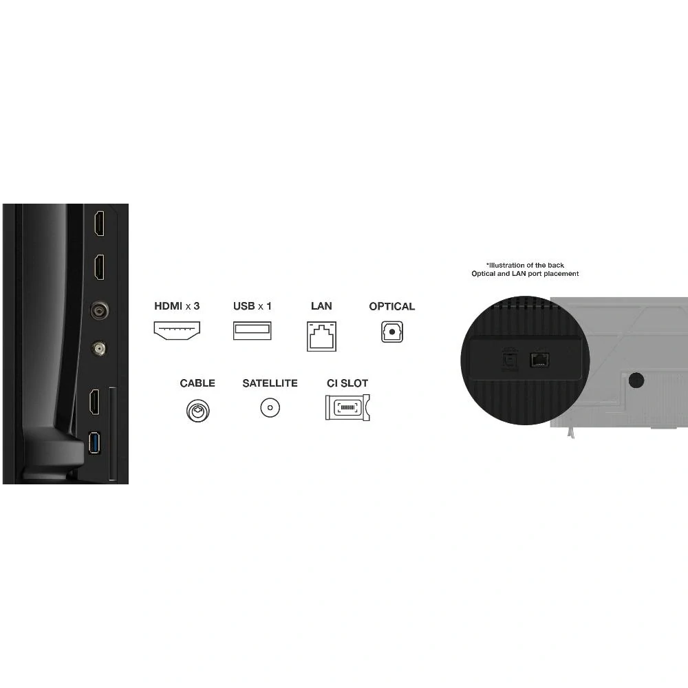Pronájem - 55V6C LED TV TCL