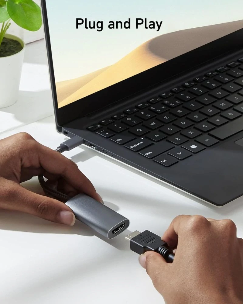 PremiumCord Adaptér USB-C na HDMI rozlišení obrazu 8K@60Hz,4K@144Hz Aluminium