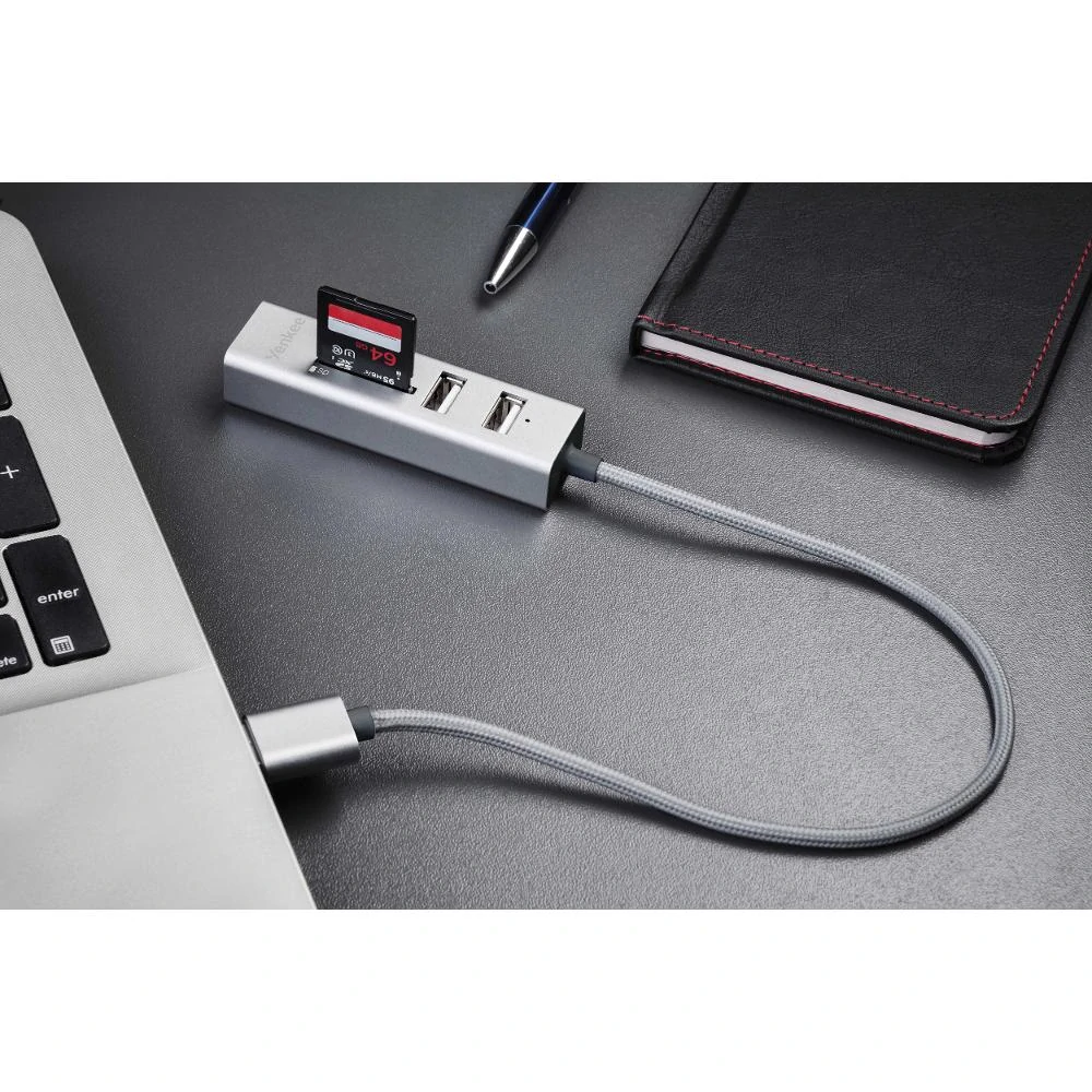 YHC 101SR USB COMBO HUB+čtečka    YENKEE