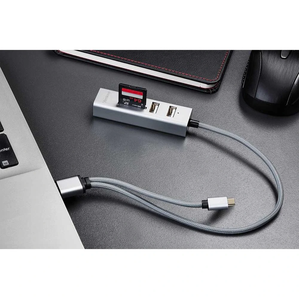 YHC 103SR USB C OTG HUB+čtečka YENKEE