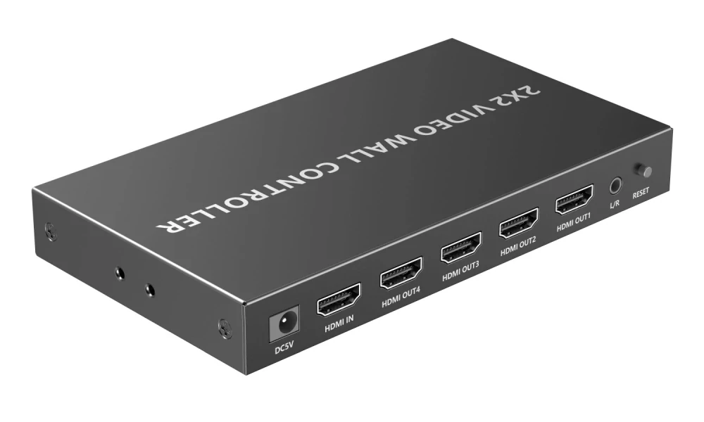 PremiumCord HDMI 1 vstup - 4 monitory, FULL HD 1080p Video Wall controller, 8 zobrazovacích módů