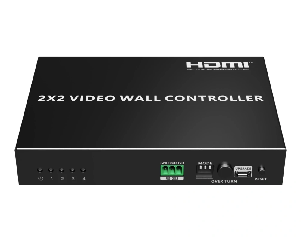 PremiumCord HDMI 1 vstup - 4 monitory, 4K@60hz Video Wall controller, 8 zobrazovacích módů