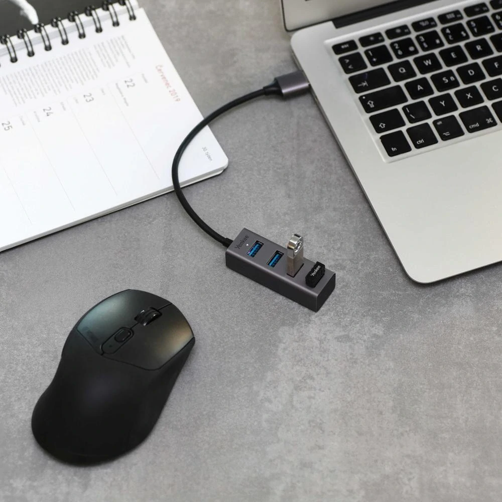 YENKEE YHB 4300 Kovový Hub 4xUSB 3.0