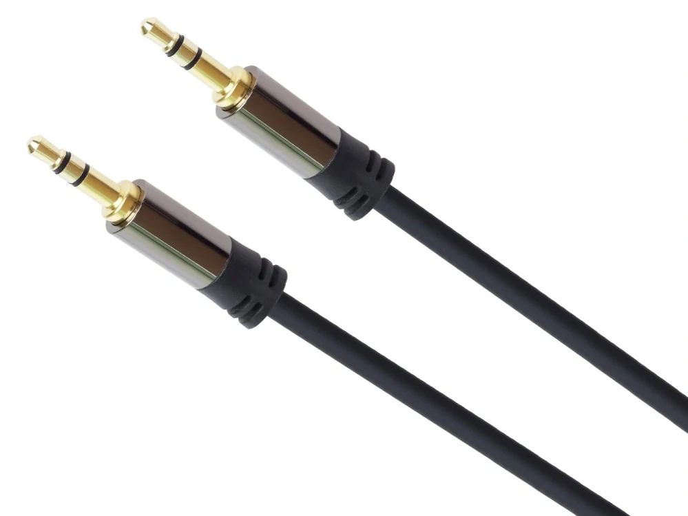 PremiumCord HQ stíněný kabel stereo Jack 3.5mm - Jack 3.5mm M/M 5m