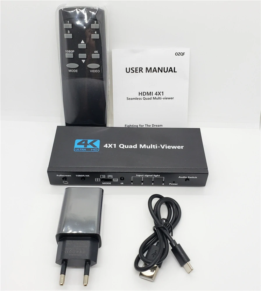 HDMI Quad Multi-Viewer 4×1 4K