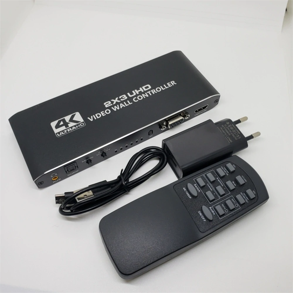 HDMI Video Wall Controller 2×3 / 6 Screen 4K