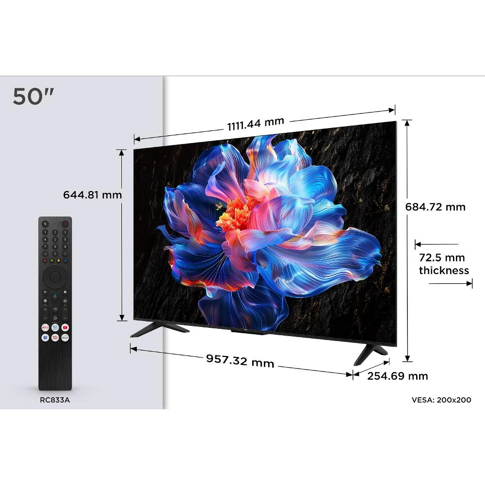 Televize 50P6K LED TV TCL - POUŽITÁ