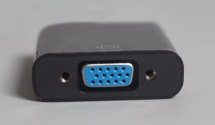 PremiumCord Převodník HDMI na VGA se zvukem 3,5mm stereo jack - černý