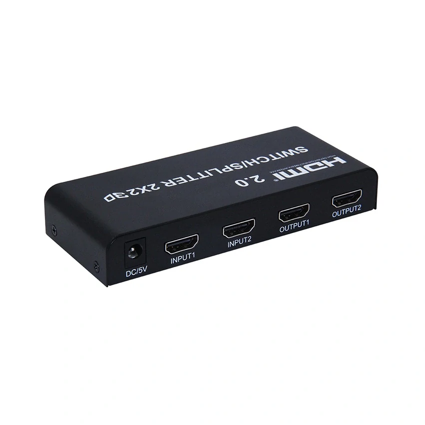 PremiumCord HDMI switch 2:2 , 4K@60Hz, 1080p s dálkovým ovladačem