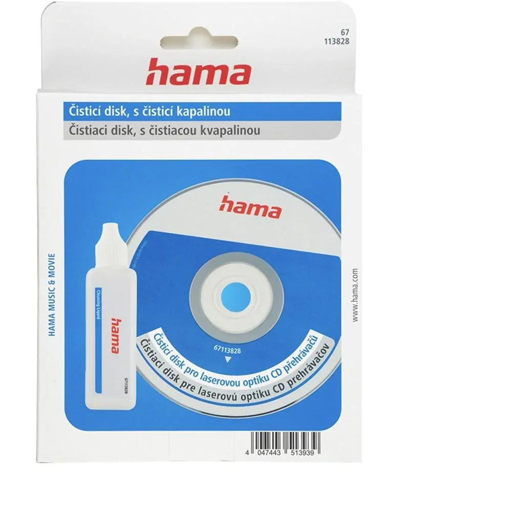 HAMA ČISTÍCÍ CD DISK S KAPALINOU
