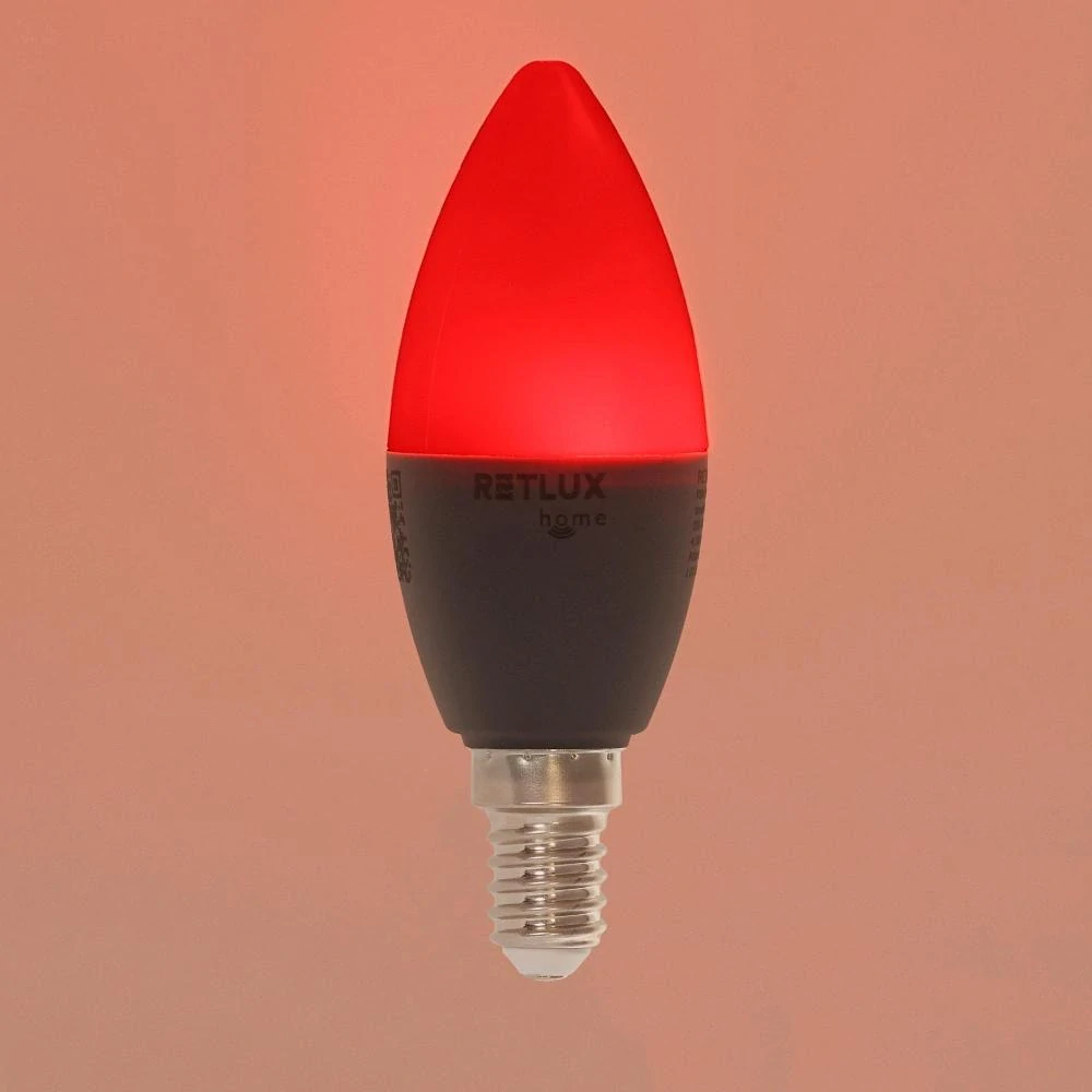RSH 100 C37 E14 žár. 4,5W RGB CCT RETLUX