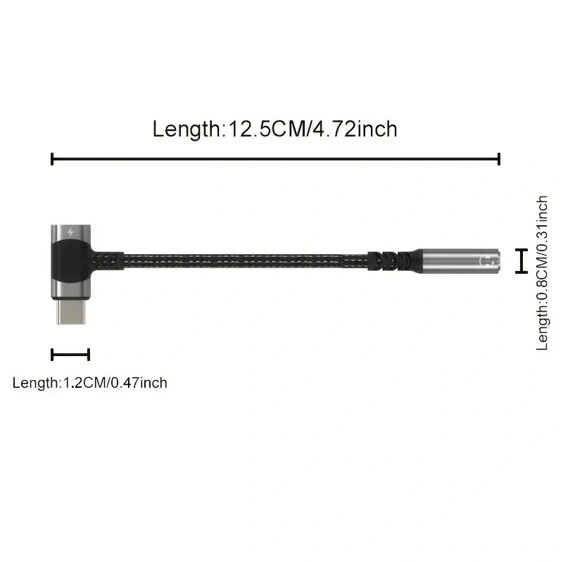 PremiumCord Redukce USB-C /3,5mm jack s DAC chipem + USB-C pro nabíjení 12,5cm