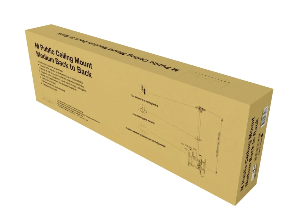 Multibrackets stropní držák M pro 2 displeje držák na TV