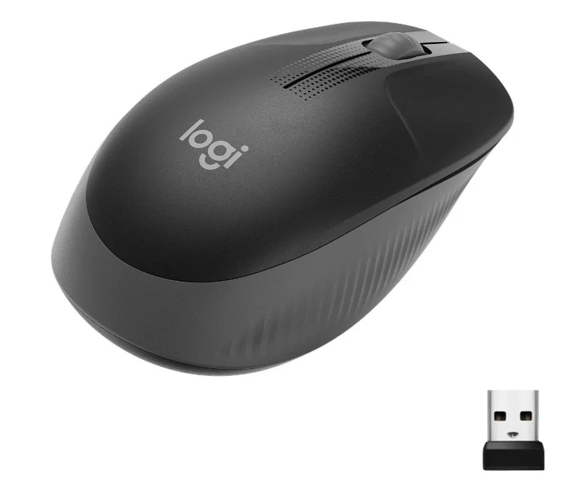 Logitech Bezdrátová myš M190 USB -  černá