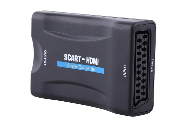 PremiumCord Převodník SCART na HDMI 1080P s napájecím zdrojem 230V