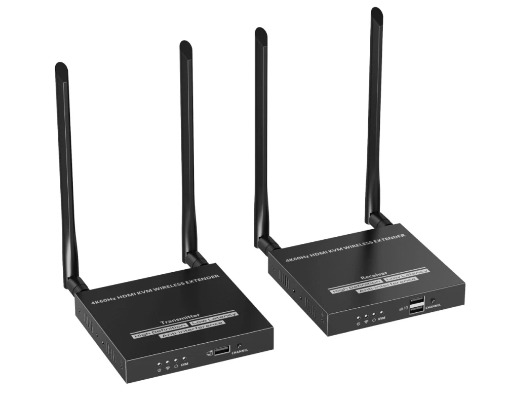 PremiumCord HDMI2.0 KVM Wireless extender 4K@60Hz na 50m