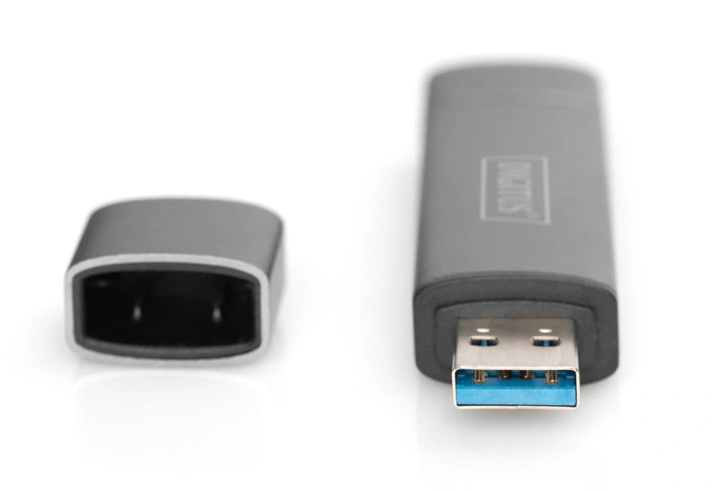 DIGITUS USB 3.0/USB-C čtečka paměťových karet SD/MicroSD OTG